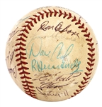 1971 World Series Champion Pittsburgh Pirates Team Signed Baseball (25 Signatures) with Roberto Clemente JSA