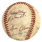 1971 World Series Champion Pittsburgh Pirates Team Signed Baseball (25 Signatures) with Roberto Clemente JSA