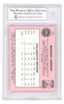 1984-85 Star #101 Michael Jordan BGS 6