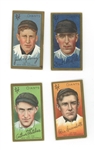 Lot of 4 T205 Gold Borders N.Y. Giants Players