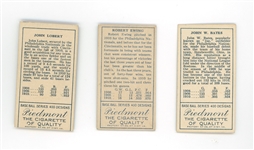 Lot of 3 T205 Gold Borders Philadelphia Phillies Players