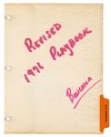 1976-77 Bill Belichick Signed Detroit Lions Playbook (Earliest Playbook Ever Surfaced) Beckett