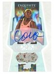 2021 Exquisite Collection #RAR-CG Coco Gauff Rookie Patch Auto (#72/99)