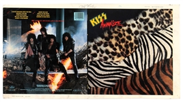 KISS Animalize USA Album Cover Production Proof Sample August 15, 1984