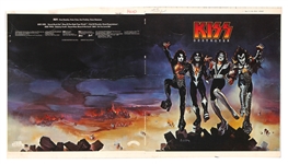 KISS Destroyer USA Album Cover Production Proof Sample October 25, 1977 Printing Edition