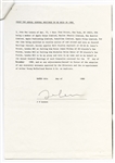 John Lennon Typed Signed Proxy Letter Dated December 8th, 1980 (Caiazzo)