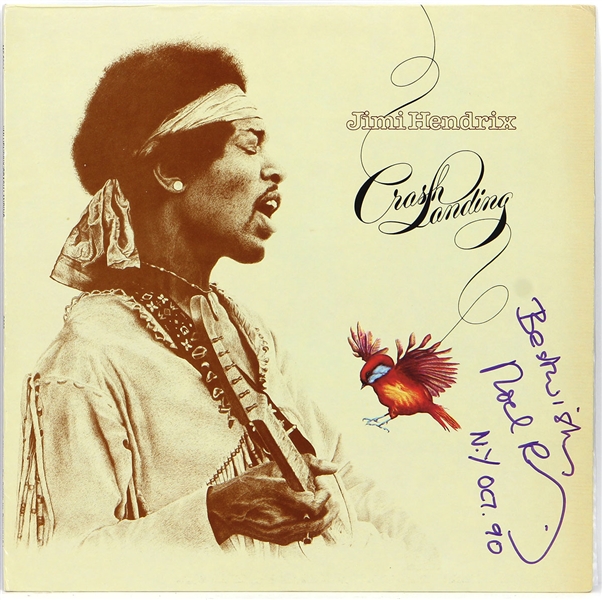 Noel Redding Signed Jimi Hendrix "Crash Landing" Album