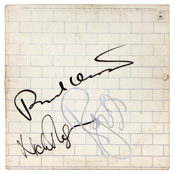 Pink Floyd Fully Signed “The Wall” Album JSA & Floyd Authentic