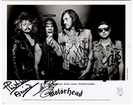 Motorhead Band Signed Photograph REAL