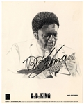 B.B. King Signed Photograph REAL