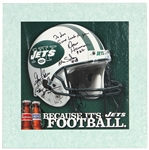 New York Jets Signed Matted Print
