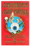 Jimi Hendrix 1968 "Flying Eyeball" Original Second-Printing Concert Poster