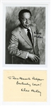 Lot of Alex Haley Signed Photograph and Card