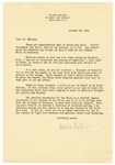 Helen Keller Signed Letter