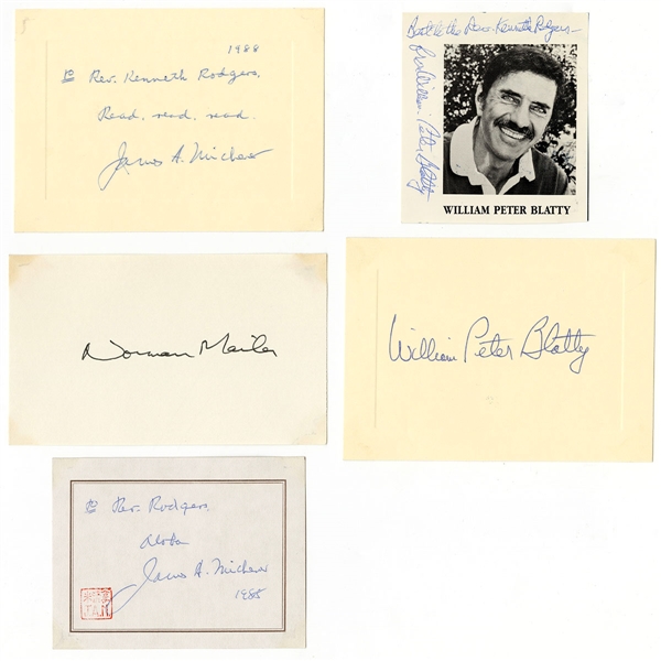 Small Collection of Signed Cards (Authors)