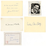 Small Collection of Signed Cards (Authors)