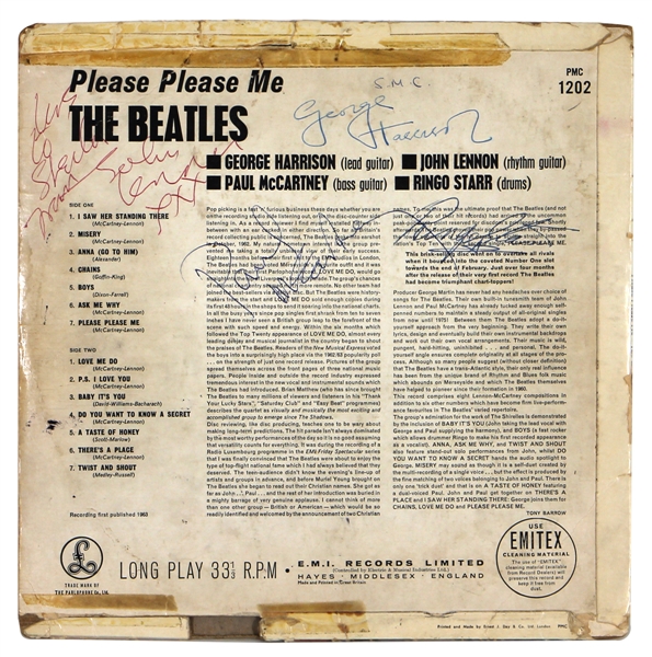 The Beatles Fully Signed “Please Please Me” Album (Caiazzo & REAL)