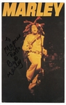 Bob Marley Signed & Inscribed "Exodus" Postcard