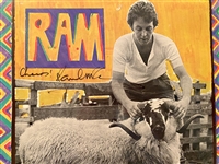 Paul McCartney Signed “Ram” Album (REAL)