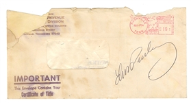 Elvis Presley Signed Envelope Dated 5/8/1974 (REAL)