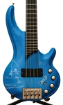 Korn Band Signed Electric Blue Bass Guitar (JSA)