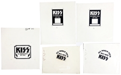 KISS Alive 2 Concert Tour 1977 1978 Satin Backstage Pass Master Design Layout & File Print Outs -- purchased from 2001 Official Kiss Auction Pt2
