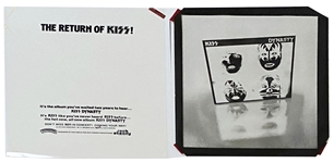 KISS Dynasty Album Release Ad Black & White Transparency Double Layer Set 1979 -- purchased from 2001 Official Kiss Auction Pt2