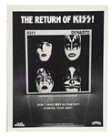 KISS Dynasty Album Release Ad Black & White Master Production Reference File Photo from Kiss Art Dept 1979 -- 2001 Official Kiss Auction Pt2