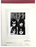 KISS Love Gun / Alive 2 Tour Program Master Proof Photo for Kiss Army Order Form Template -- purchased from 2001 Official Kiss Auction Pt2