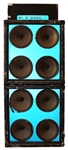 KISS Ace Frehley Anomaly Tour 2009 Concert Stage Backline Used Stage Prop Guitar Stack (Prop Amp Head & Speaker Cabinets 3pc Set) with Setlist