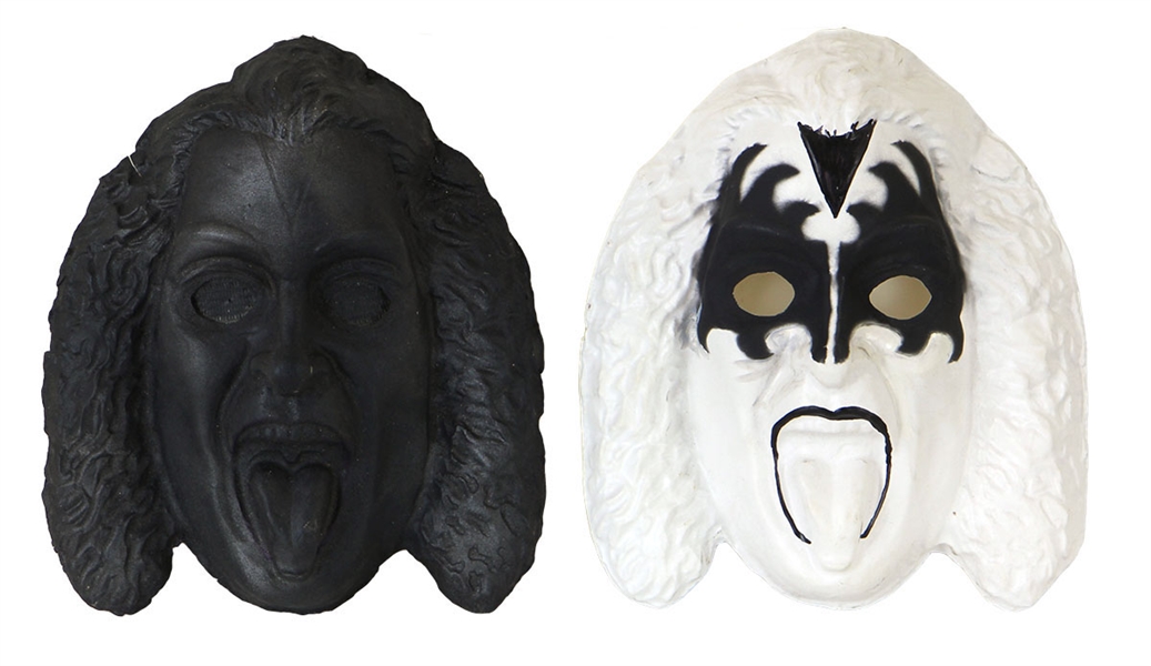 KISS Gene Simmons 1978 Halloween Collegeville Costume Aucoin Plaster Mask Mold and Production Prototype Mask Set