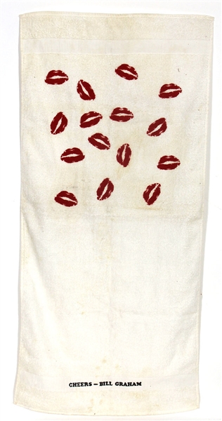 KISS Hotter Than Hell Tour Winterland Ballroom San Francisco, CA Jan 31 1975 Bill Graham Promoter Promo Towel