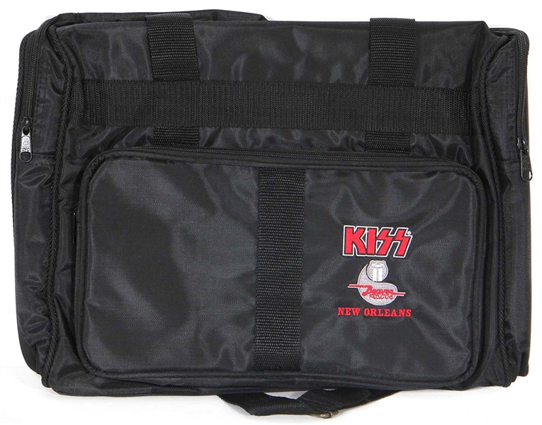 KISS Alive Worldwide Reunion Concert Tour 1996 New Orleans, Louisiana Beaver Productions Road Crew Embroidered Logo Travel Bag Sealed
