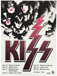 KISS Canadian Alive / Destroyer Tour 1976 Thundercloud Concert Poster