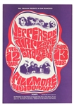 Jefferson Airplane/Grateful Dead Original Fillmore West Concert Poster