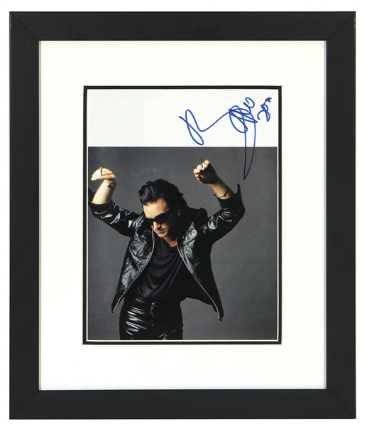 U2 Bono Signed Photograph