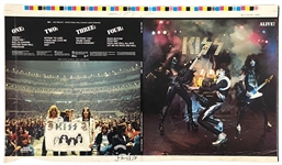 KISS Alive USA Album Cover Production Proof Sample January 19, 1977 Printing Edition
