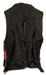 Jimi Hendrix Owned and Worn Red Velvet Vest from the Herbert Worthington Estate