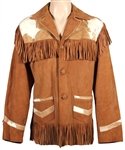Elvis Presley Owned & Worn Cowhide & Suede Fringed Western Jacket