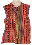 Grace Slick Owned & Worn Multi-Colored Vest