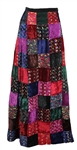 Janis Joplin Owned and Worn Multicolored Patch Skirt