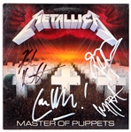 Metallica Band Signed “Master of Puppets” Album with Cliff Burton (JSA & REAL)