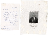 Buddy Holly Handwritten & Signed Letter To His Parents with Envelope (JSA & REAL)