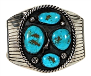 Elvis Presley Owned & Worn Turquoise Cuff Bracelet