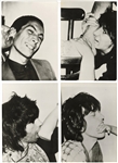 The Rolling Stones Group of Andy Warhol Glossy Photograph Prints