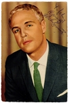 Marlon Brando Signed Postcard Photograph (JSA)