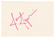 Janis Joplin Signed Cut (JSA & REAL)