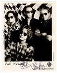 Van Halen Band Signed Press Photograph (JSA & REAL)