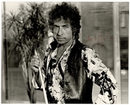 Bob Dylan Signed and David Appleby Stamped Photograph (JSA)