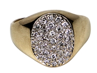 Elvis Presley Owned & Worn Diamond Pinky Ring